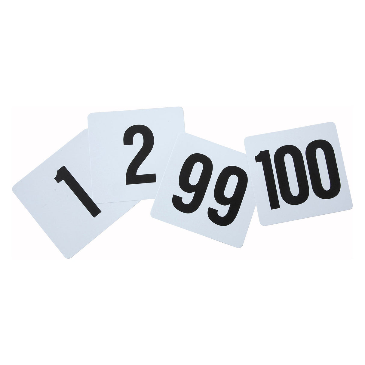 Winco TBN-100 - Plastic Table Numbers, 1-100