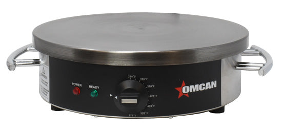 Omcan 14″ Round Crepe Maker – 120V, 1800W