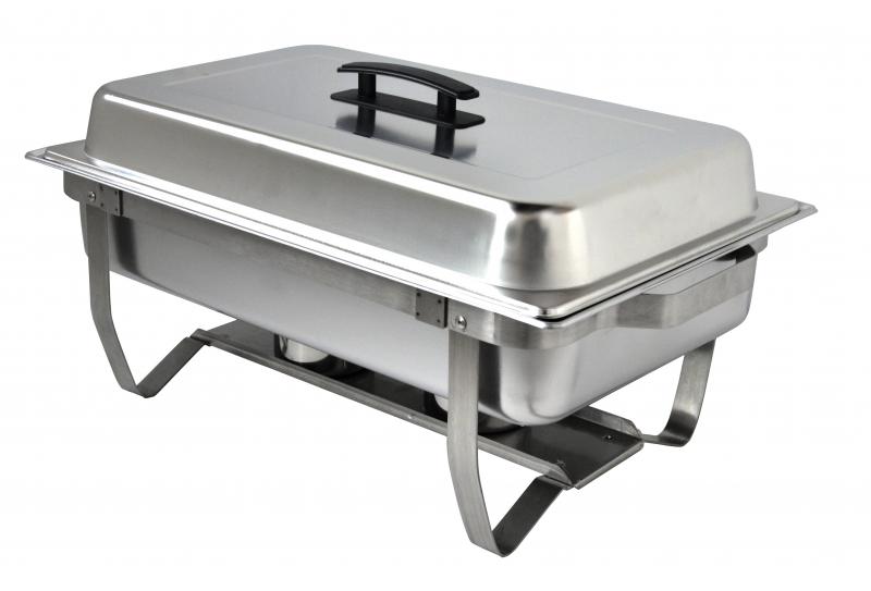 Omcan 8.5 L / 9 QT Chafing Dish with Foldable Legs