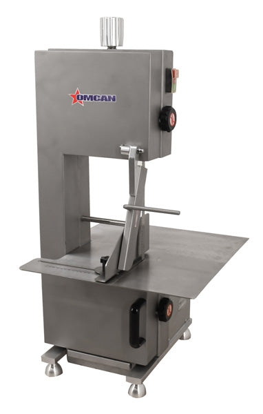 Omcan All Stainless Steel Tabletop Band Saw with 65″ Blade Length and 1 HP Motor