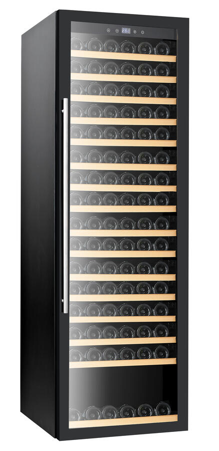 Vinovero 27" Single Zone Wine Cooler with 192 Bottle Capacity and Black Full Glass Door
