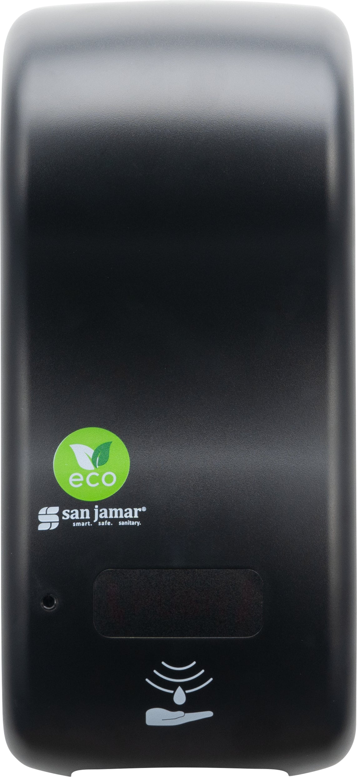 San Jamar Rely ecoLogic Hybrid Electronic Soap Dispenser, Liquid & Lotion 900 mL - Black
