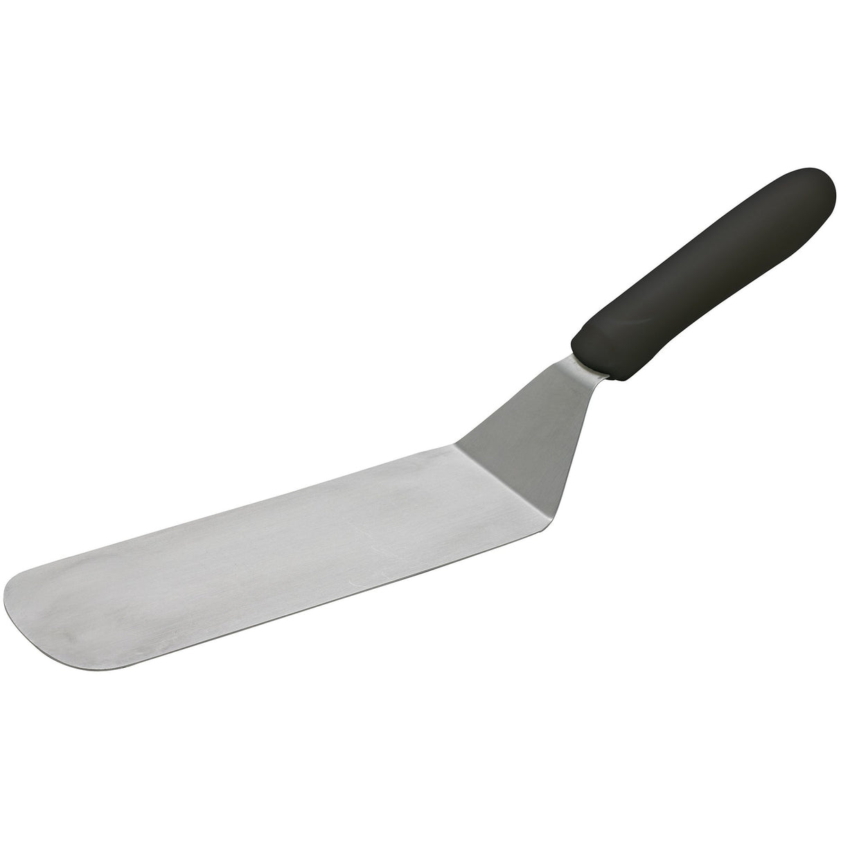 Winco TKP-90 - Flexible Turner with Offset, Black Polypropylene Handle, 8-1/4" x 2-7/8" Blade