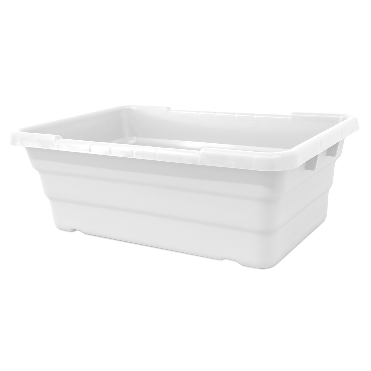 Omcan White Stackable Meat Lug / Tote Box 25″ x 16″ x 8-1/2″ NSF