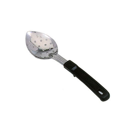 Omcan 15-inch Stainless Steel Perforated Basting Spoon with Stop-Hook Handle