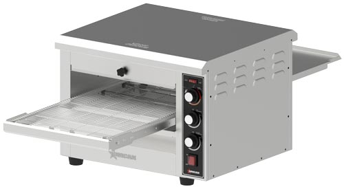 Omcan Countertop Conveyor Toaster with 14″ Belt – 240 V, 1 Phase, 3600 W