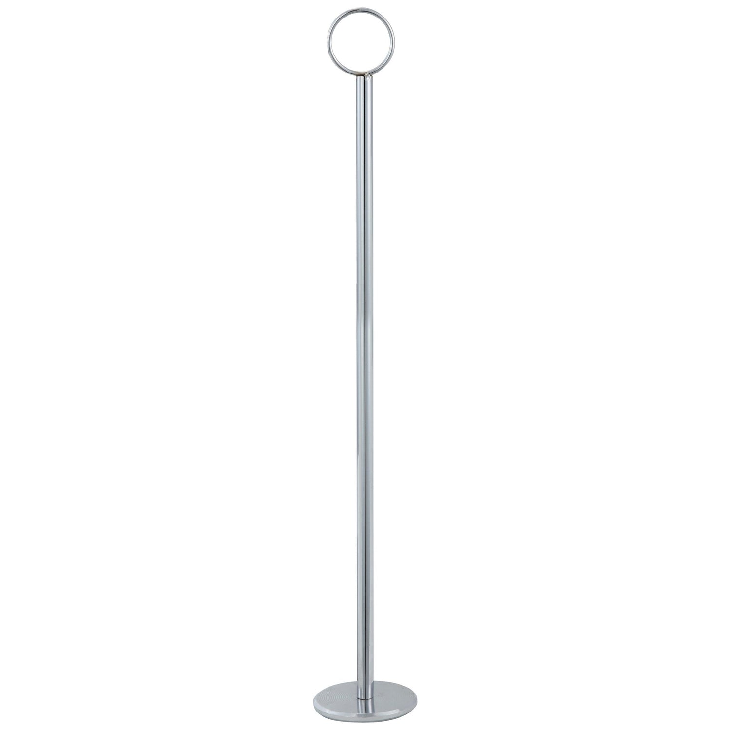 Winco TBH-15 - Table Number Holder, Chrome - 15"