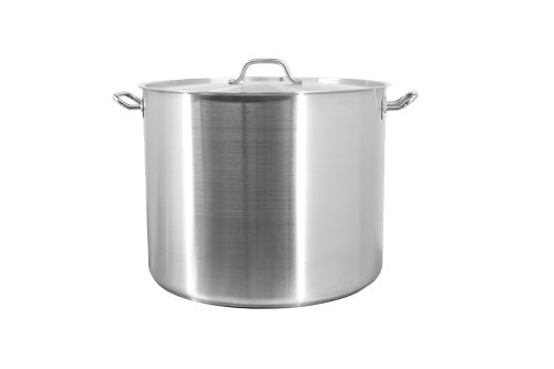 Omcan 80 QT Stainless Steel Stock Pot with Cover