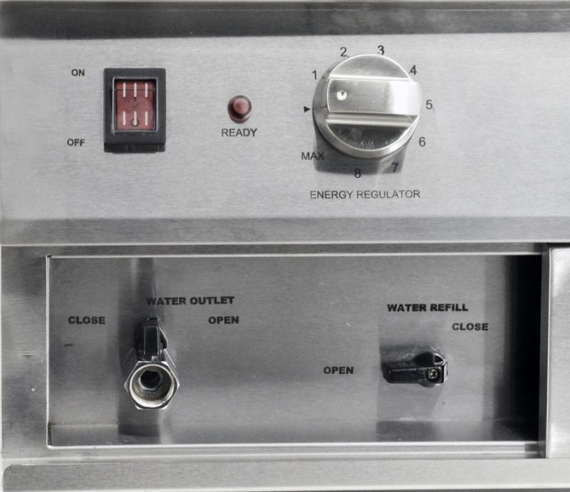 Omcan Double Tank Electric Pasta Cooker with Two 9L Capacity