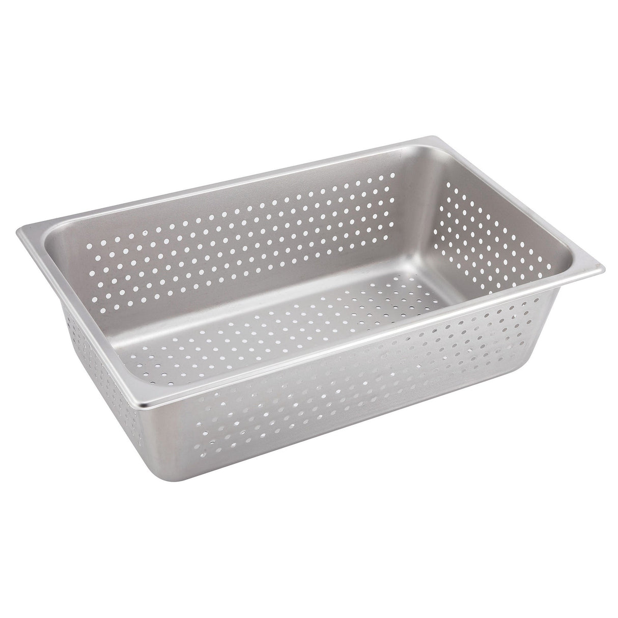 Winco SPFP6 - Perforated Steam Pan, 25 Gauge Stainless Steel - Full, 6"