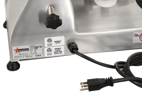 Trento 9″ Belt-Driven Meat Slicer – 120 V, 0.25 HP