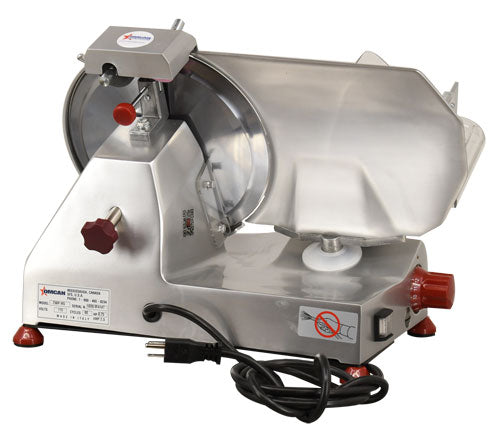 Trento 10″ Belt-Driven Slicer with Compact Body – 0.25 HP, 120 V