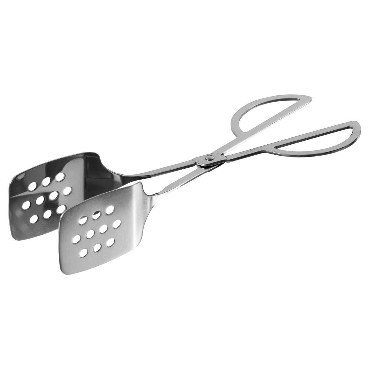 Winco PT-10P - 10-1/2" Perforated Scissor Style Pastry Tongs, Stainless Steel