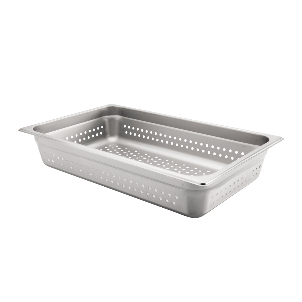 Browne 5781114 - Full Size Perforated Steam Pan, 4 in Deep