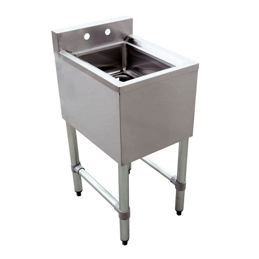 Omcan 1 Compartment Underbar Sink, No Drainboard
