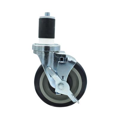 BK Resources 5" Casters with Top Lock Brake - 5SBR-RA-PLY-TTB