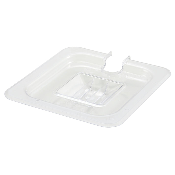 American Chef FP-600CN Food Pan Cover – 1/6 Size, Slotted, Polycarbonate, NSF
