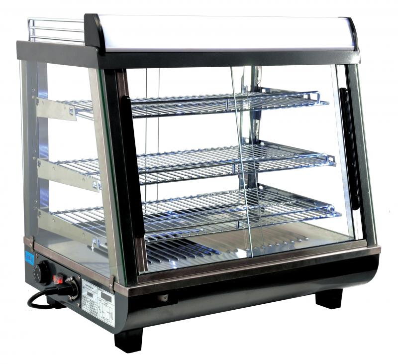 Omcan 26" Display Warmer with 96 L capacity and Front and Back Doors
