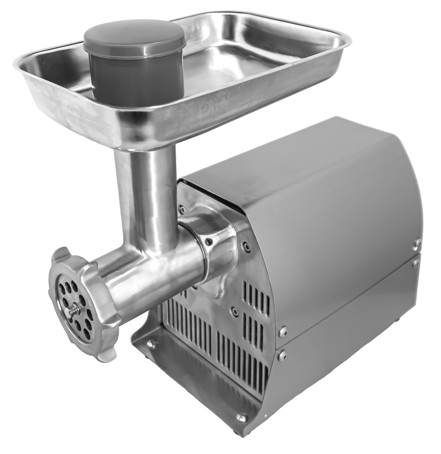 Omcan #8 Economic Light-Duty Stainless Steel Meat Grinder with 0.4 HP