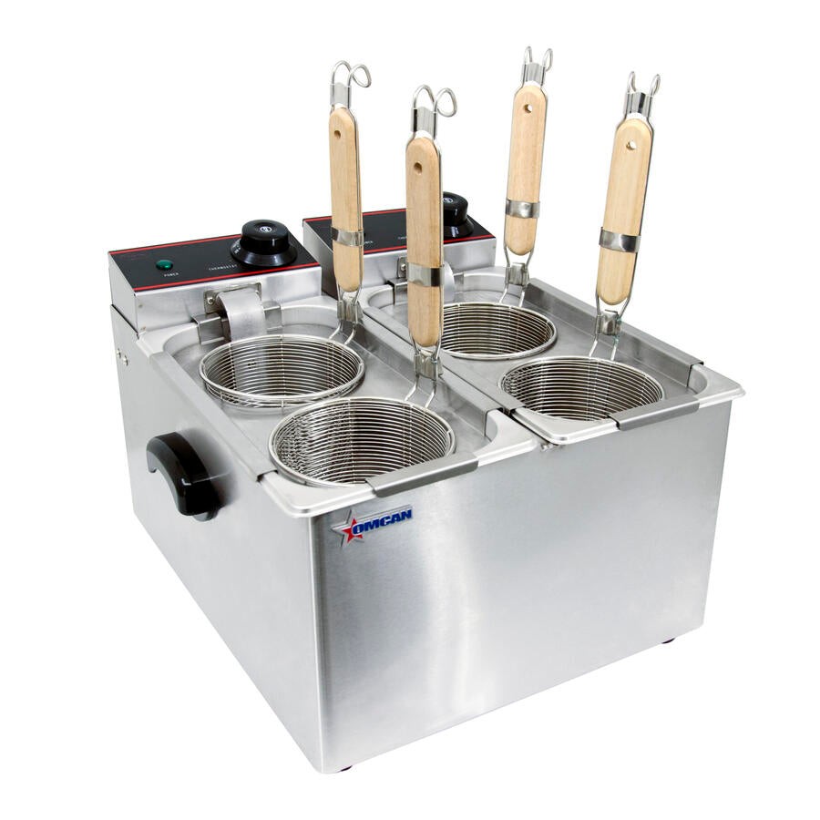 Omcan Countertop Electric Pasta Cooker – 4L (x2) capacity