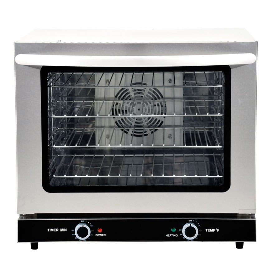 Omcan Half Size Countertop Convection Oven with Manual Control, 2.33 cu.ft (66 L) – 220 V, 2800 W - 45599