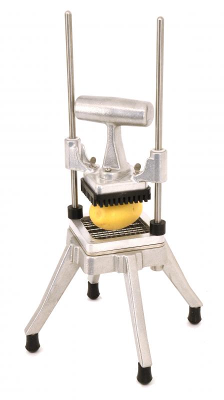 Omcan Countertop Vertical Potato Cutter with 1/4″ Cutter Blade