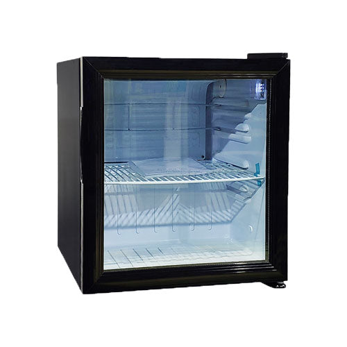 Omcan 17″ Countertop Display Refrigerator 52 L, Black