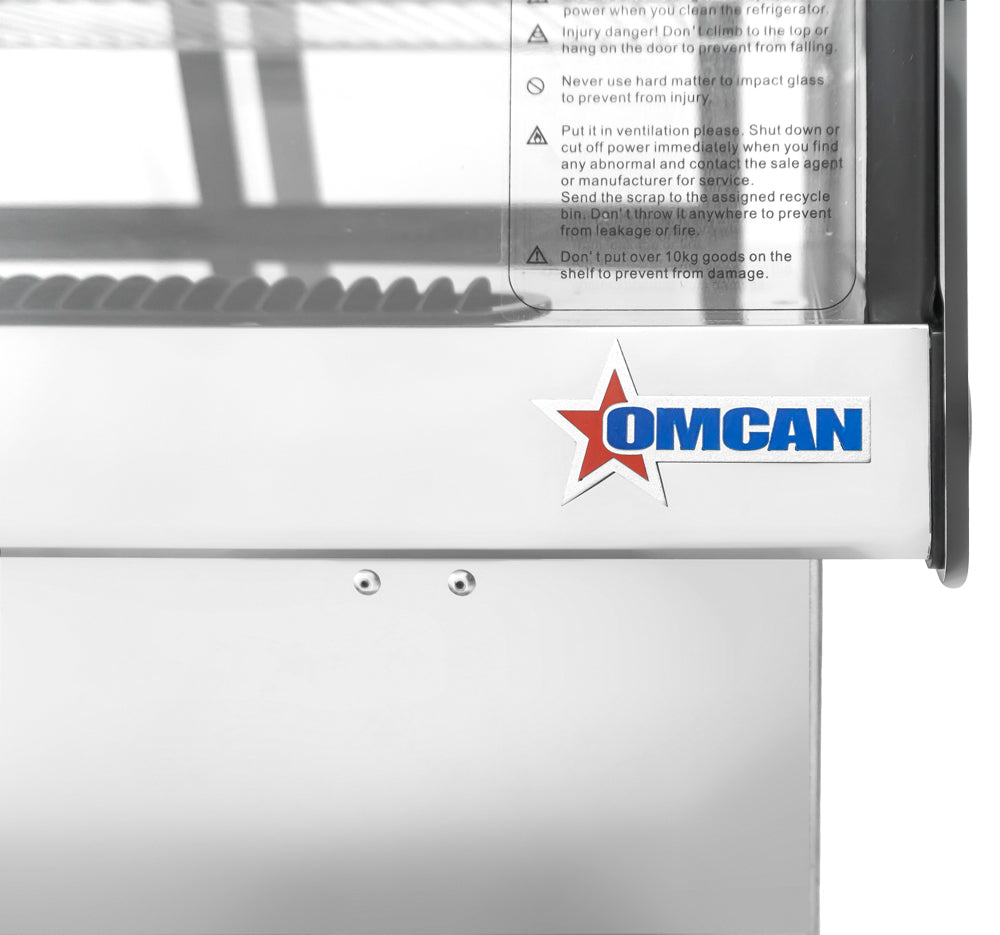Omcan 35″ Drop-in Refrigerated Showcase 112 Liter (3.95 cu.ft.) Capacity
