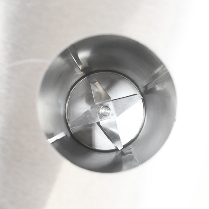 Omcan 16 Qt. (15 Liter) High Performance Stainless Steel Vertical Tilting Blender