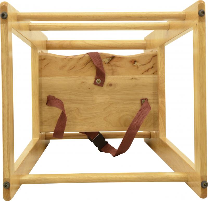 Omcan Commercial Natural Wooden High Chair