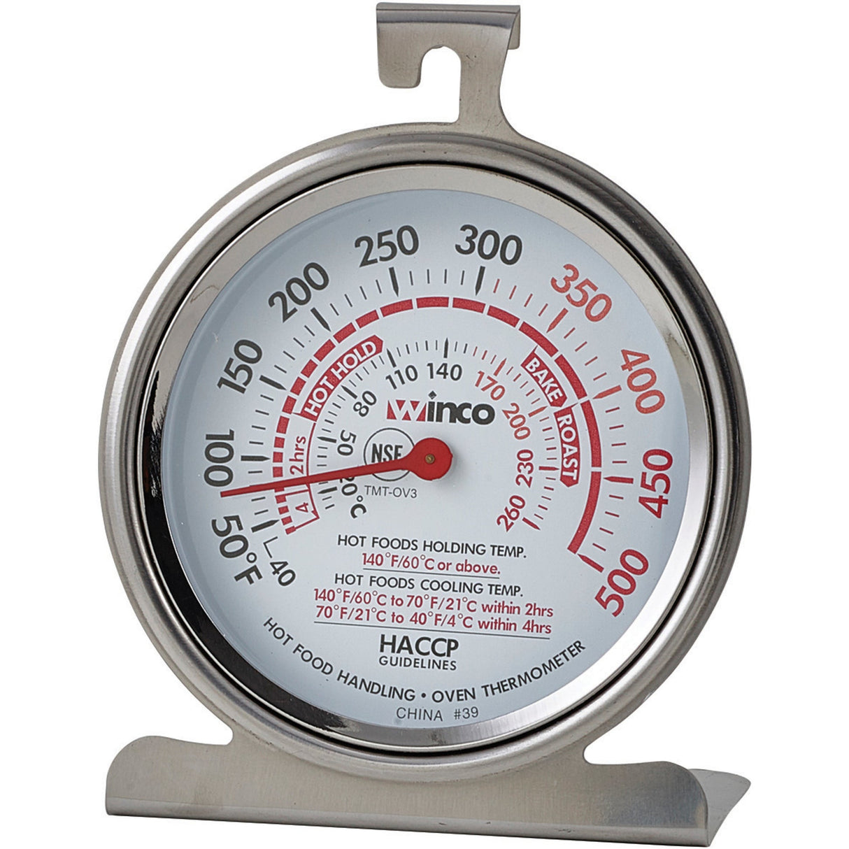 Winco TMT-OV3 - Oven Thermometer - 3"