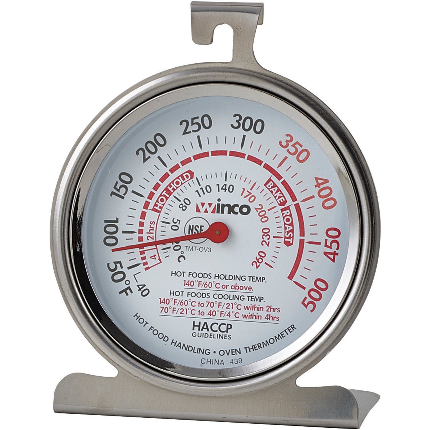 Winco TMT-OV3 - Oven Thermometer - 3"