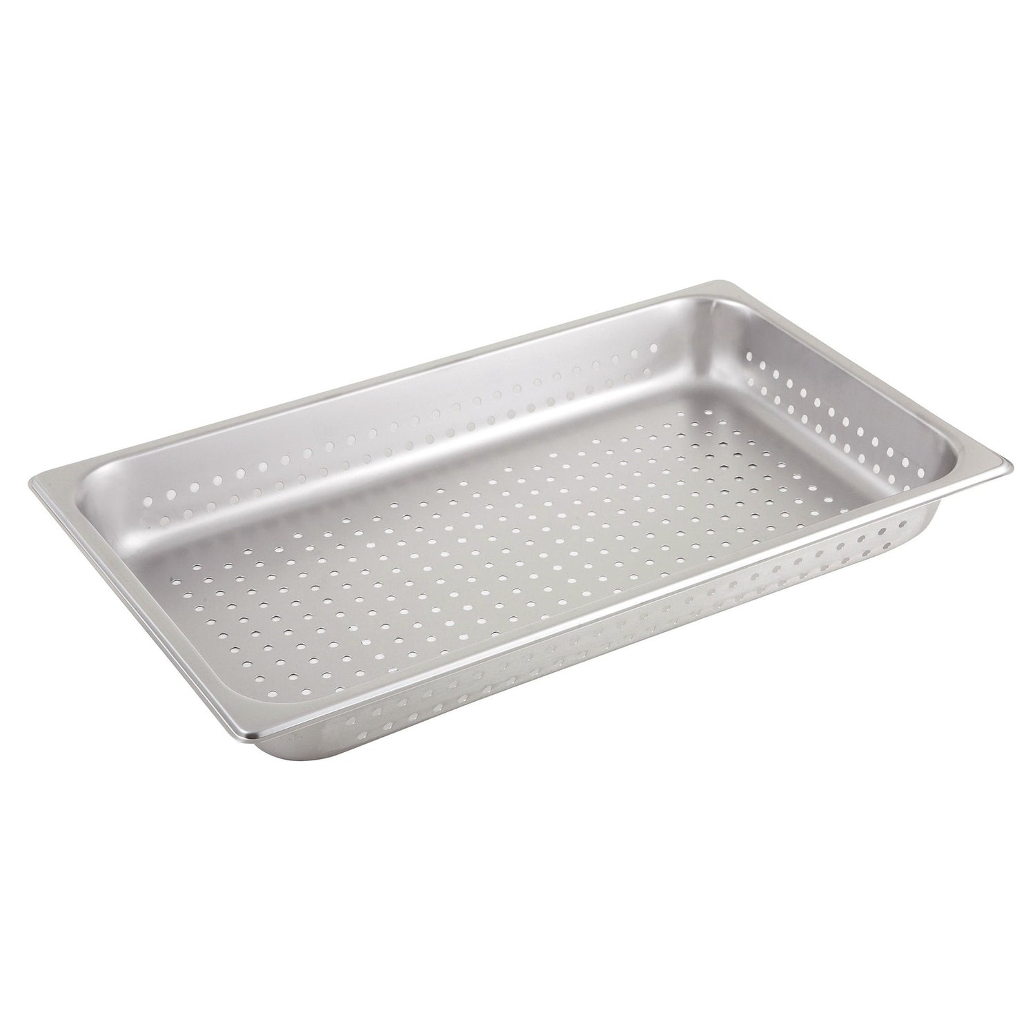 Winco SPFP2 - Perforated Steam Pan, 25 Gauge Stainless Steel - Full, 2-1/2"