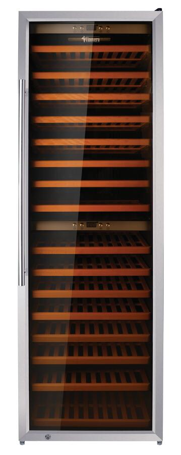 Vinovero 27" Dual Zone Wine Cooler with 181 Bottle Capacity and Stainless Steel Door