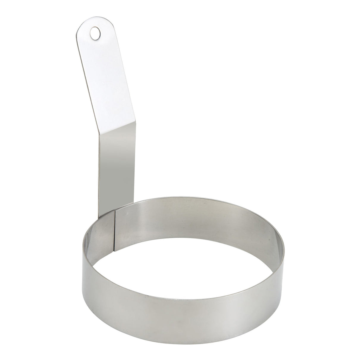 Winco EGR-4 - Round Stainless Steel Egg Ring - 4"