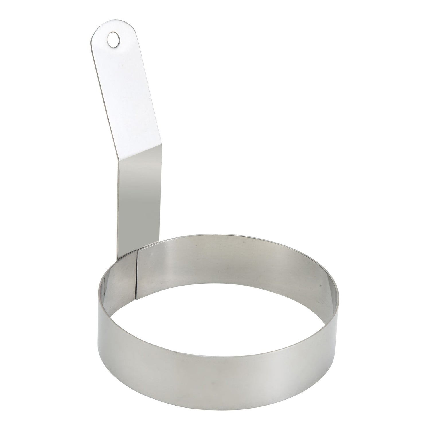 Winco EGR-4 - Round Stainless Steel Egg Ring - 4"