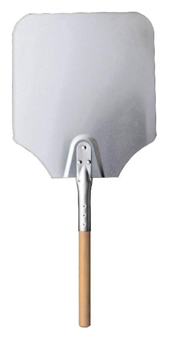 Omcan 12″ x 14″ Aluminum Pizza Peel with 12″ Wood Handle