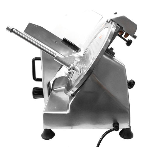 Omcan 12″ Belt-Driven Meat Slicer – 0.33 HP, 110 V