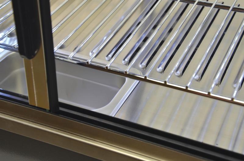 Omcan 26" Display Warmer with 96 L capacity and Front and Back Doors