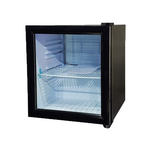 Omcan 17″ Countertop Display Refrigerator 52 L, Black
