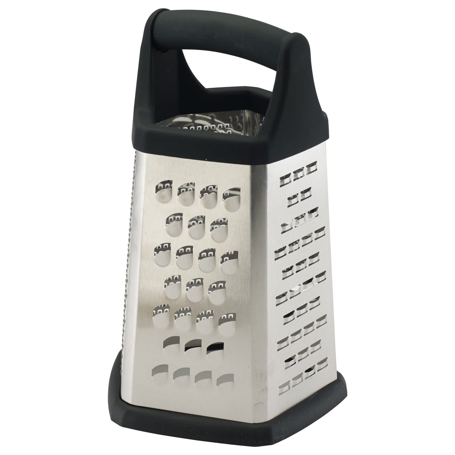 Winco GT-401 - Ergonomic Box Grater, 5-Sided
