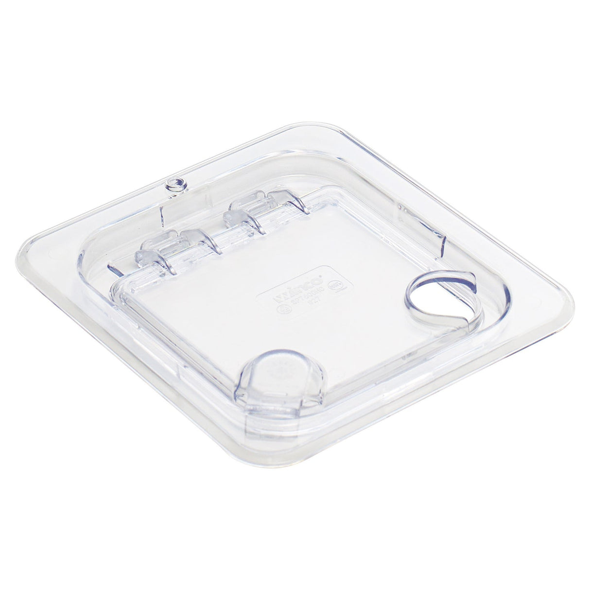 Winco SP7600H - Polycarbonate Food Pan Cover, Hinged - Sixth (1/6)