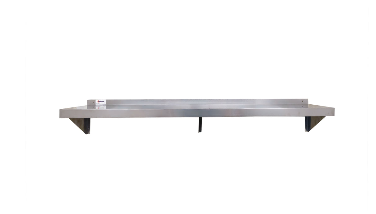 Omcan 12″ x 72″ Stainless Steel Wall Shelf