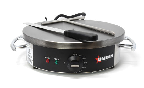 Omcan 14″ Round Crepe Maker – 120V, 1800W