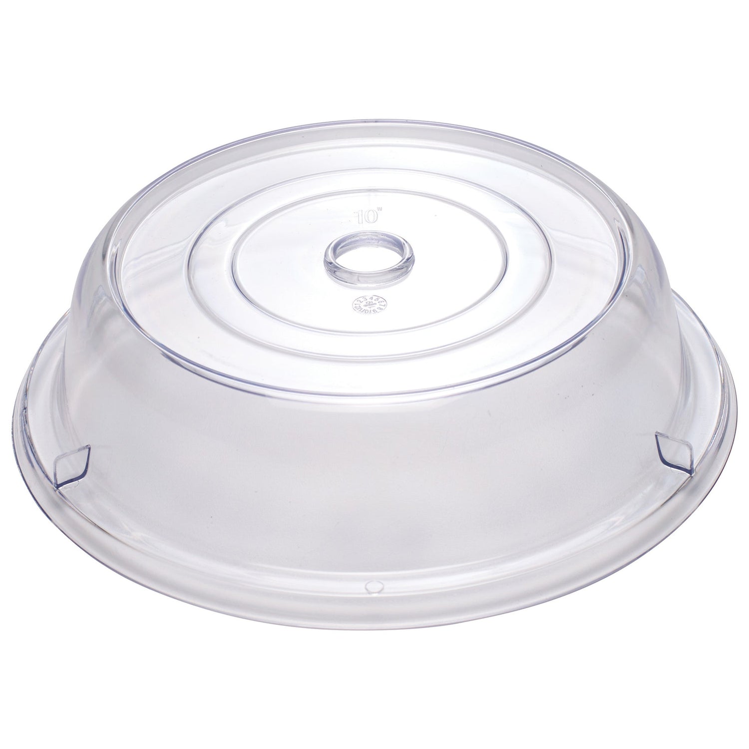 Winco PPCR-10 - Clear Polycarbonate Plate Cover - 10" Dia