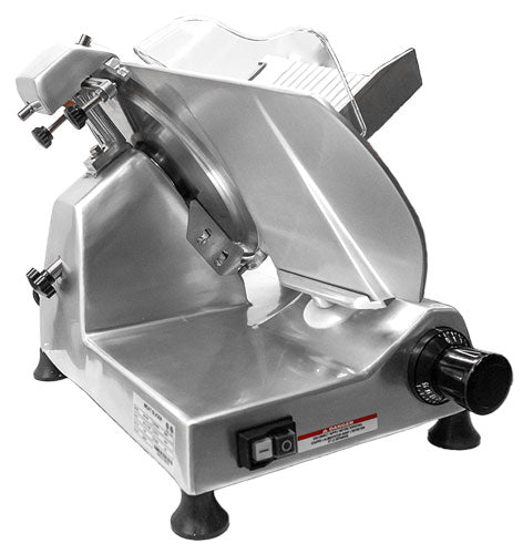 Omcan 12″ Belt-Driven Meat Slicer – 0.33 HP, 110 V