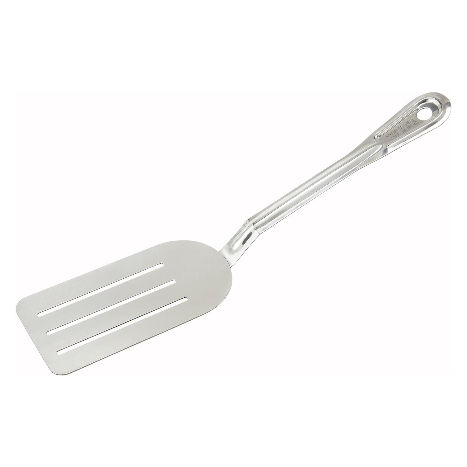 Winco STN-8 - Stainless Steel Serving Turner, 14" - Slotted