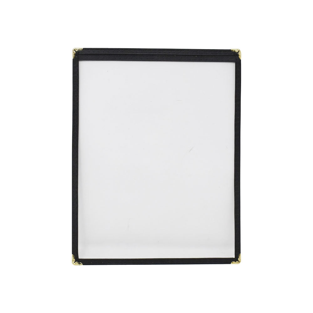 Omcan 9 1/2″ x 11 3/4″ Black Single Menu Holder