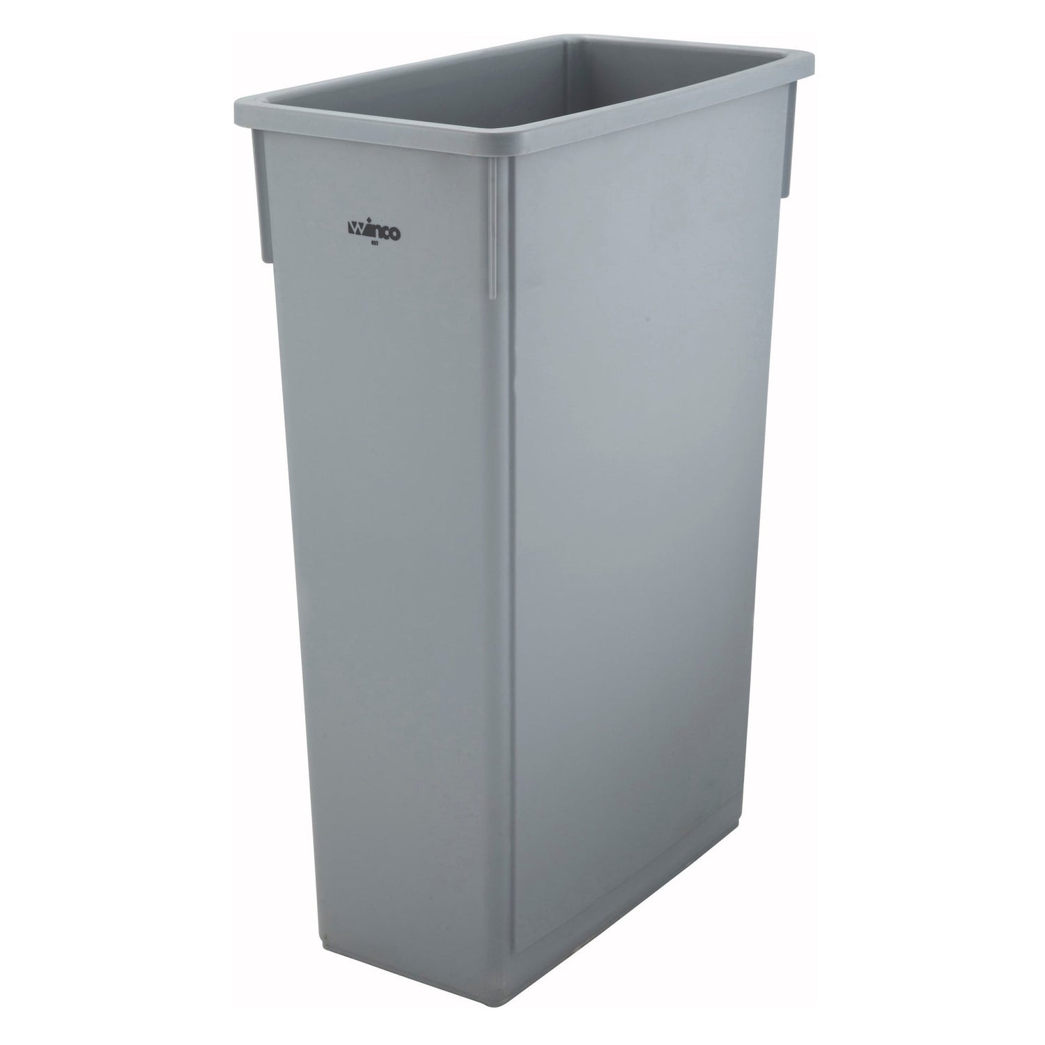 Winco PTC-23SG - 23 Gallon Slender Trash Cans - Gray