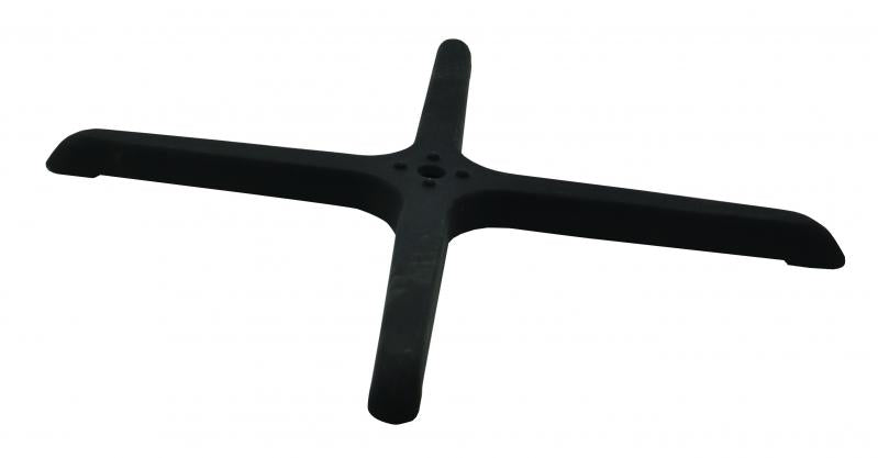 Omcan 33″ x 33″ Cross-Shaped Black Restaurant Table Base compatible for 43207 and 43510 Table Columns